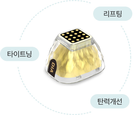 포텐자 리프팅 비침습형 핸드피스 DIA팁 리프팅 타이트닝 잔주름개선 탄력개선