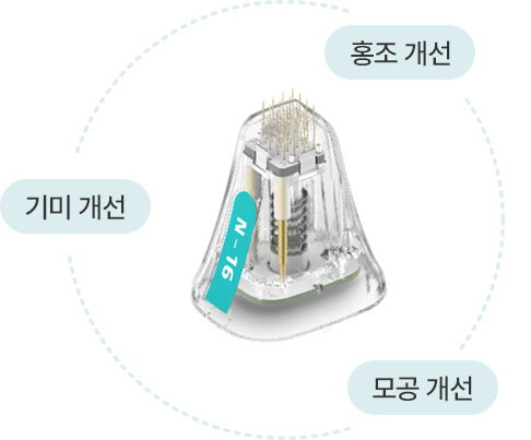포텐자 스킨 침습형 핸드피스 비절연팁 기미개선 색소질환개선 홍조개선 모공개선